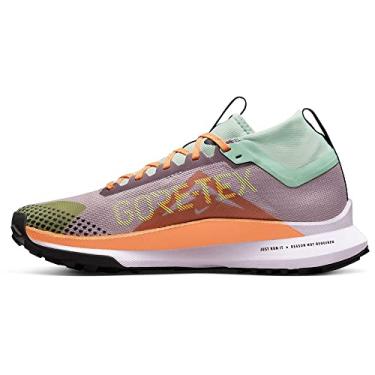 Imagem de Nike Tênis de corrida feminino Pegasus Trail 4 Gore-TEX impermeável, Roxo fumê pêssego creme esmalte verde, 35