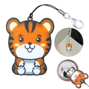 Imagem de Conjunto de chaveiro abridor de abas de animais fofos, design de caranguejo de raposa, identificador de bebida (7)