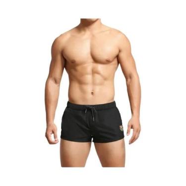 Imagem de Bermuda Masculina De Verão Para Esportes, Secagem Rápida, Rede Em Form