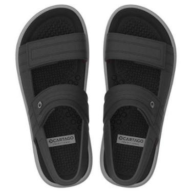 Imagem de Sandalia Masculina Cartago Veneto Tiras Duplas Aderentes 12040-Masculino