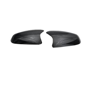 Imagem de Compatível com Lexus NX RX NX200 RX300 450h 2016-2024 Adesivo de carro Retrovisor Lateral Tampa do espelho Tampa da asa Porta externa Vista traseira Caso Guarnição(Carbon fiber pattern)