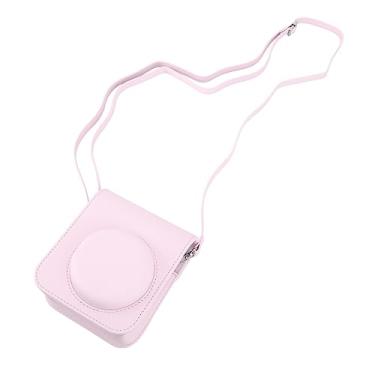 Imagem de Generic Bolsa Protetora de PU para Câmera Instantânea Capa Removível para Mini 12 Material Fácil de Usar para Poeira e Arranhões à Prova de Chuva para Entusiastas da Fotografia (Rosa claro)