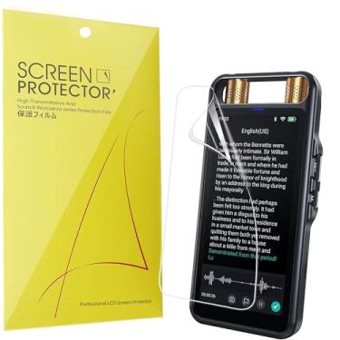 Imagem de Lamshaw Protetor de tela compatível com gravador de voz Rpbznr, [pacote com 6] Película transparente TPU de cobertura total compatível com Rpbznr AI gravador de voz Transcritor (pacote com 6)