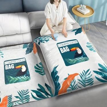 Imagem de Saco De Compressão a Vácuo Leve De Grande Capacidade, Bolsa De Roupas 