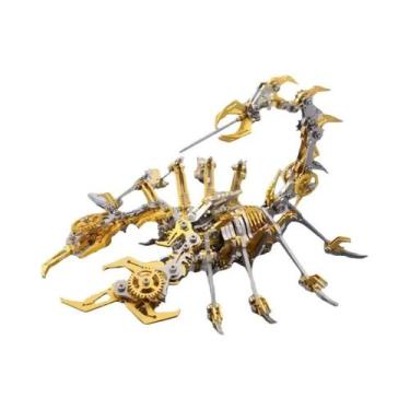Imagem de Quebra-Cabeça Mecânico 3D De Escorpião Em Aço Inoxidável, Kit De Monta
