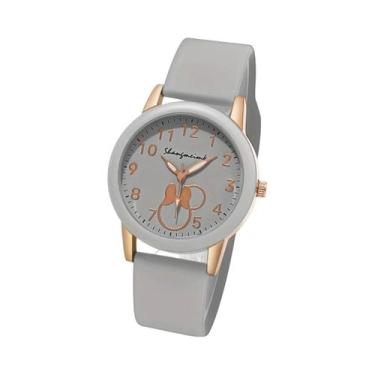 Imagem de Relógio De Pulso Feminino Casual Com Pulseira De Silicone Em Cores Doc