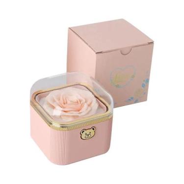 Imagem de Caixa De Joias Com Botão Em Forma De Urso Com Aroma De Rosa, Presente 