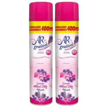 Imagem de Bom Ar Gradavel Odorizador De Ambientes Lavanda 400ml 2un - Kelldrin