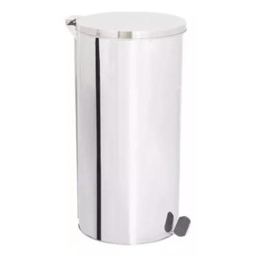 Imagem de Lixeira Inox 50 Litros Com Pedal - ONIXLIMP