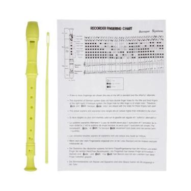 Imagem de Flauta Vertical Soprano Para Crianças Iniciantes Com 8 Furos Em ABS, I