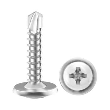 Imagem de  8 Parafusos Autoatarraxantes De Cabeça Treliçada M4.2 De Alta Resistê