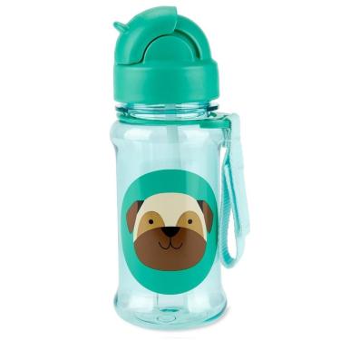 Imagem de Garrafa Flip Tritan Skip Hop 355ML Zoo Cachorro Pug Verde