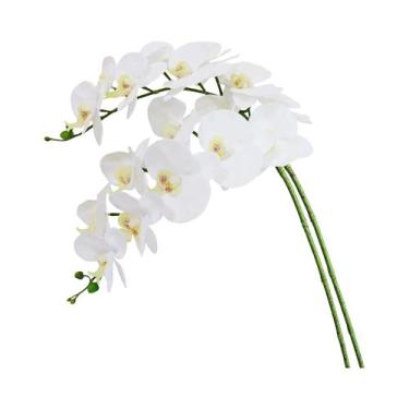 Imagem de Conjunto De Orquídeas Artificiais De 69cm De Altura, 2 Peças, Toque Re