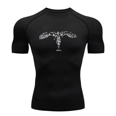 Imagem de Camiseta Academia Compressão Abstract Angel Veni Vidi Vici-Unissex