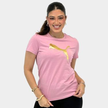 Imagem de Camiseta Puma Metallic Feminina-Feminino