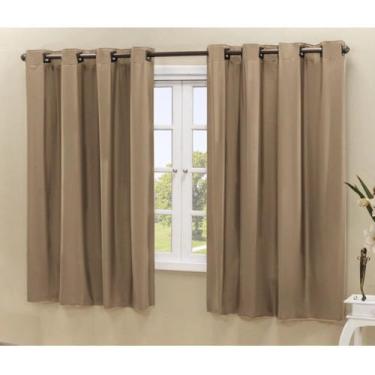 Imagem de Cortina Blackout PVC 2,20 m x 1,30 m - Avelã - Home Fernandes