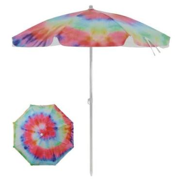 Imagem de Guarda Sol bagum Alumínio 2 Metros Sombreiro Camping Praia Piscina Tie