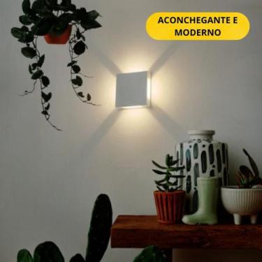 Imagem de Arandela Trevo 4 facos Ajustáveis Minimalista Led 4w Branco Quente 300