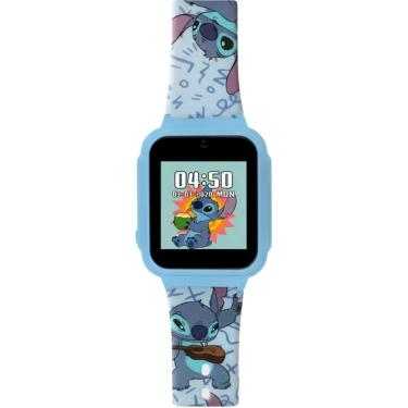 Imagem de Relógio Unissex Infantil Condor Disney Stitch Original CODISNEYAE/9N Pulseira Silicone Azul-Masculino