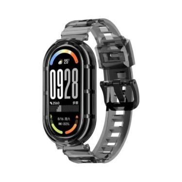 Imagem de Pulseira Esportiva Transparente De TPU Para Mi Band 10/9/8, Pulseira M
