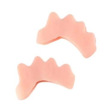 Imagem de Separadores De Dedos Em Gel Macio Para Joanetes, 2 Peças, Protetores E