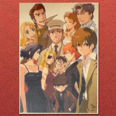 Imagem de Pôster Baccano Anime Kraft Paper 42x30cm para dormitórios e espaços - 