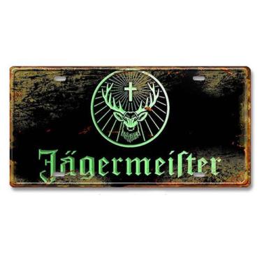 Imagem de Decoração de parede Pintura em ferro Placa de metal de estanho Jägerme