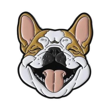 Imagem de Broche De Esmalte De Cão Espacial De Desenho Animado Fofo, Emblema De 