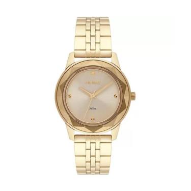 Imagem de Relógio Feminino Orient Dourado Trabalhado Analógico