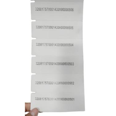 Imagem de Etiqueta RFID UHF Maratona Corrida 115x40x2mm - 100 unidades - LOJA RF