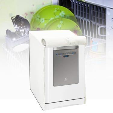 Imagem de CAPA PARA LAVA LOUÇAS ELECTROLUX 12 SERVIÇOS IMPERMEÁVEL (BRANCO)