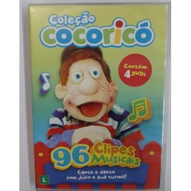 Imagem de colecao cocorico com 96 clipes musicais dvd (4 dvds)