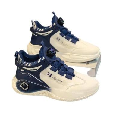 Imagem de Tênis Masculinos Antiderrapantes Com Cadarço, Duráveis, Com Fivela Rot