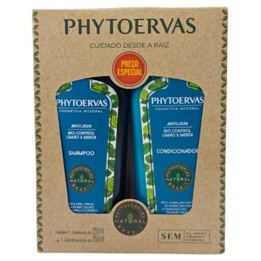 Imagem de Kit Shampoo + Condicionador Anticaspa Bio Control Limão e Menta Phytoe