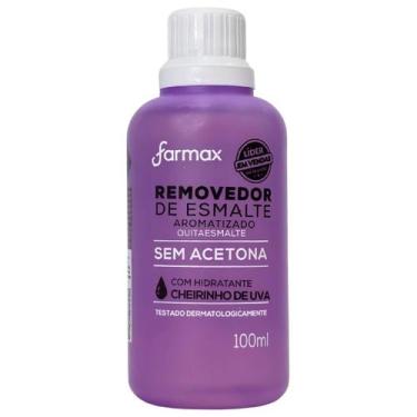 Imagem de Removedor de Esmalte Sem Acetona com Hidratante Cheirinho de Uva Farma