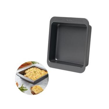 Imagem de Forma Assadeira Antiaderente Pão Bolo Quadrada Betty Crocker
