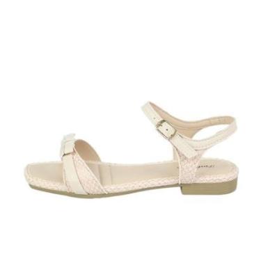 Imagem de Sandália Pink Cats Design Versátil E Laço No Cabedal-Feminino