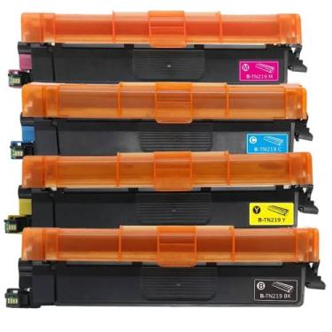 Imagem de Kit toner tn219xl compativel com brother MFCL3760CDW DCPL3560CDW HLL32