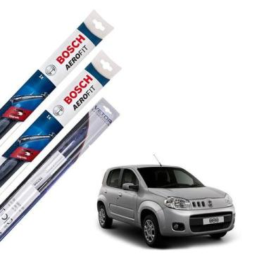 Imagem de Kit palheta Limpador Parabrisa Uno Vivace 2011 2012 2013 14 - Bosch e 