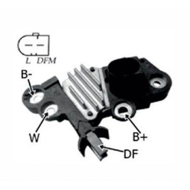Imagem de Regulador Voltagem Fox Gol G5 Golf Kombi Polo Saveiro Voyage 2006 Em D