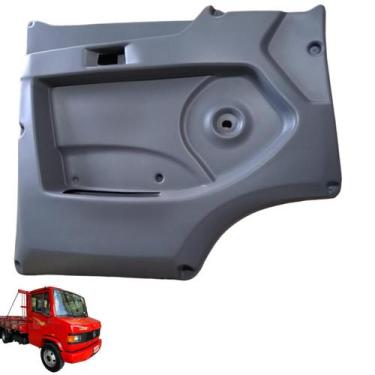 Imagem de Forro porta mercedes 709 710 912 914 bicudinho esq c/bolsa - FLASH TRU