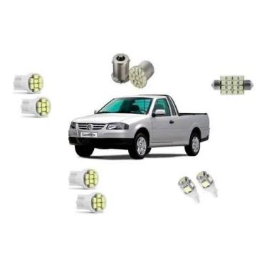 Imagem de Kit Lampada Led Gol Voyage Saveiro G4 Teto Placa Ré Farolete - AUTOVEX
