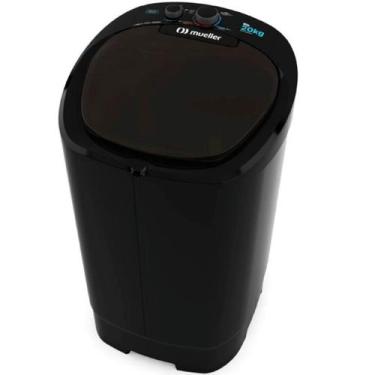 Imagem de Tanquinho Mueller Big 20 Kg Semiautomático Sistema de Drenagem, Preto,