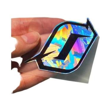 Imagem de Adesivos Holográficos Refletivos De Números Árabes Para Motocicletas, 