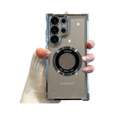 Imagem de Capa Magnética Transparente De Acrílico Para Samsung Galaxy S26 S25 S2