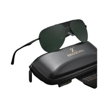 Imagem de Óculos De Sol Polarizados UV400 Para Homens KINGSEVEN, Armação Sem Aro
