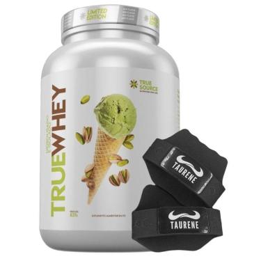Imagem de True Whey Isolado Ice Cream Pistache 837g Luva - True Source-Unissex