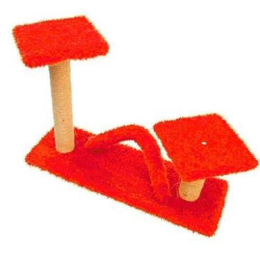 Imagem de Arranhador para Gato Trampolim com 2 Bases - Yan Pet