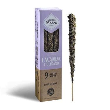 Imagem de Incenso Natural Lavanda e Olibano Sahumerio Sagrada Madre