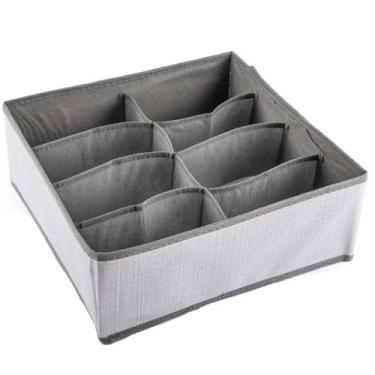 Imagem de Caixa Organizadora Tnt Dobrável com 8 Divisórias 32 x 32 x 12cm Dolce 